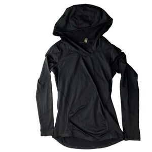 Black Hooded Sweatshirt for Women